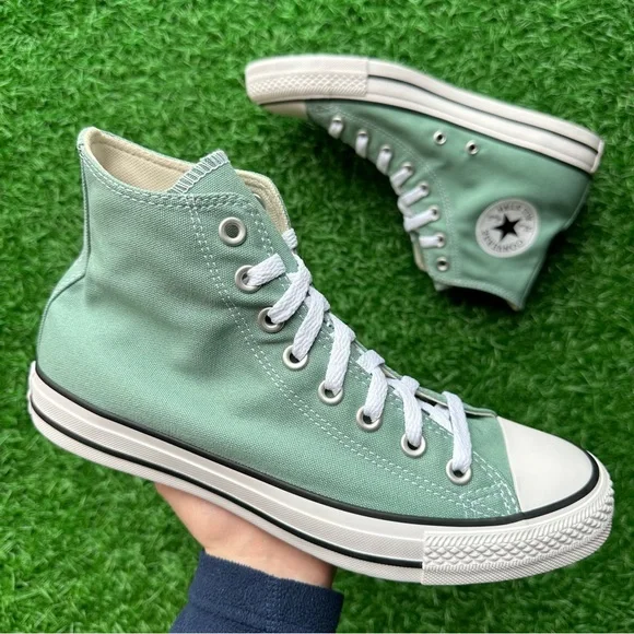 Not for sale🎁Converse Chuck Taylor All Star Ctas Hi Herby Green - Picture 1 of 10